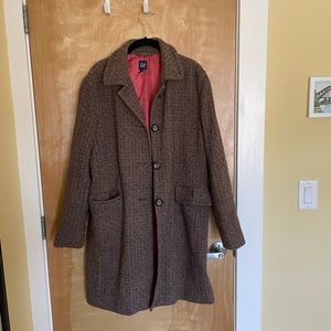 Gap wool blend coat size XL